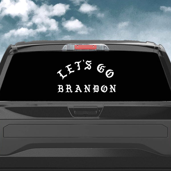 Lets Go Brandon Vinyl Decal, Lets Go Brandon Sticker, Lets Go Brandon Car  Sticker, Lets Go Brandon -  Canada